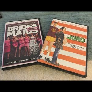 2 DVD’s - Brides Maids & Juno